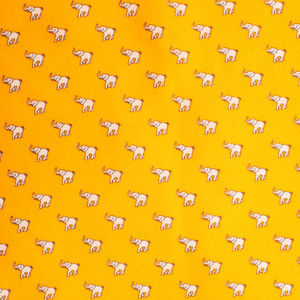 FEFE ORANGE & SKY BLUE PAISLEY POCKET SQUARE | MENS SIZE 32CM